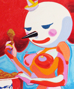 Oil Paint Rich Wilkie Mrs. Box Prefers KFC